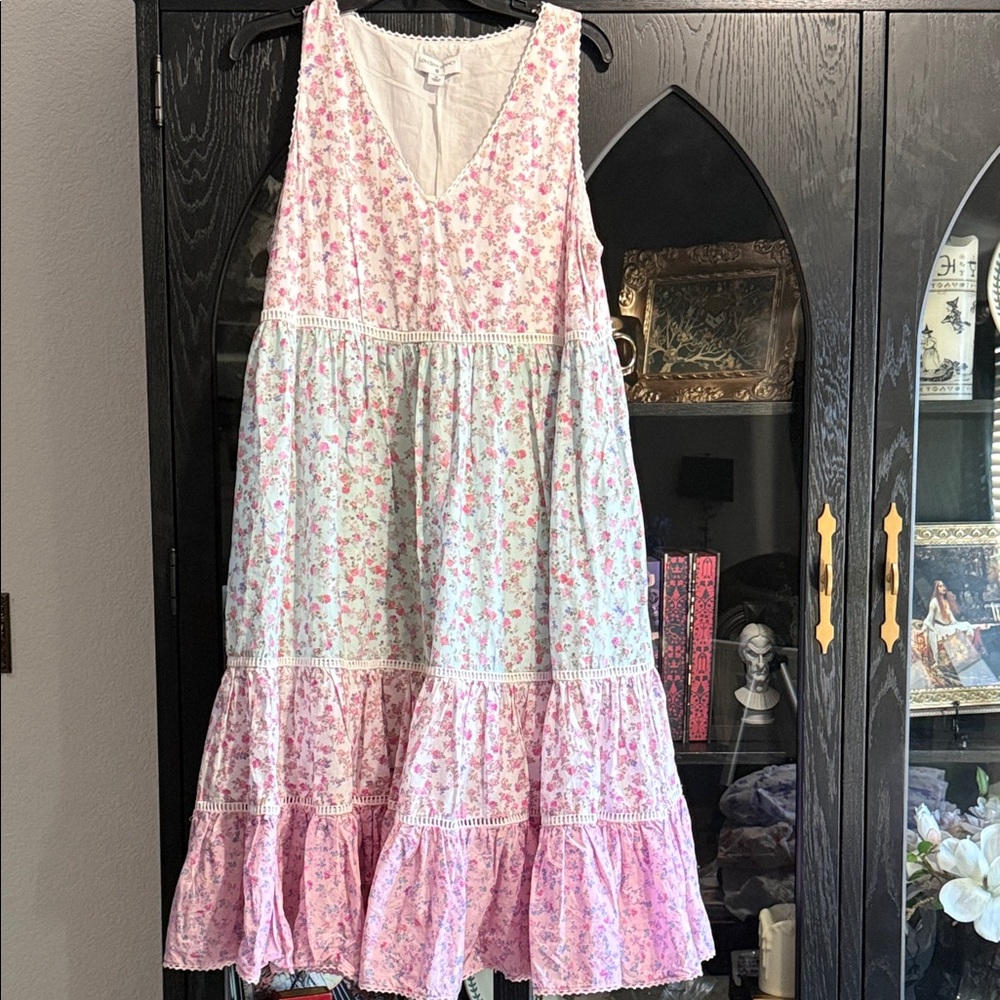 Multi-pattern Floral LoveShackFancy dress